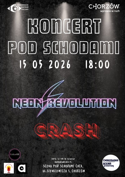 Event poster:  Koncert Pod Schodami CHSA 