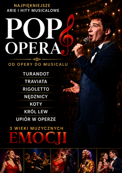 Plakat wydarzenia:  Koncert Pop Opera 