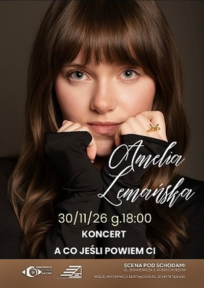 Plakat wydarzenia:  AMELIA LEMAŃSKA-KONCERT 
